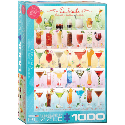 Eurographics - Cocktails Puzzle 1000pc
