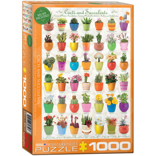 Eurographics - Cacti & Succulents Puzzle 1000pc