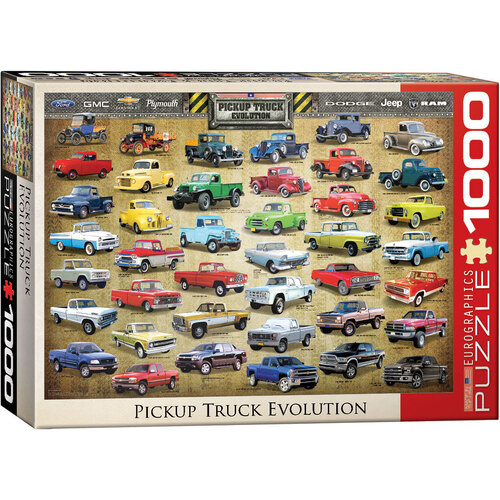 Eurographics -Pick-up Truck Evolution Puzzle 1000pc