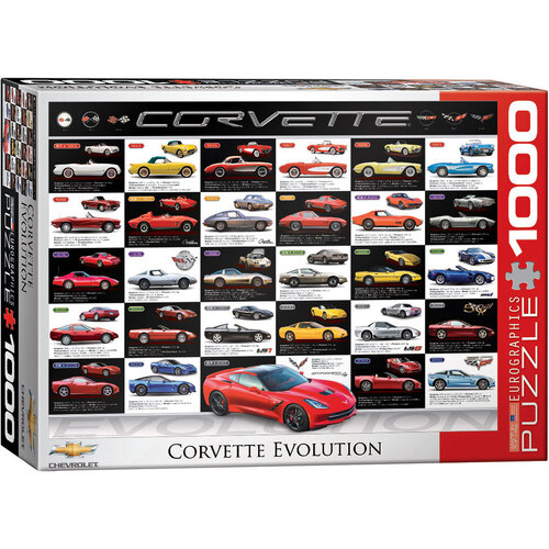 Eurographics - Corvette Evolution Puzzle 1000pc