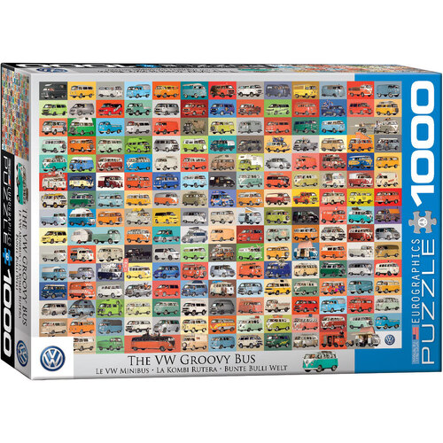 Eurographics - VW Groovy Bus Puzzle 1000pc