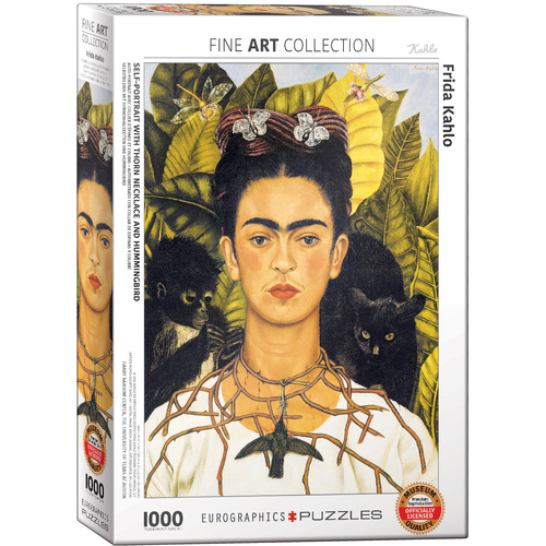 Eurographics - Kahlo, Self-Portrait with Hummingbird Puzzle 1000pc