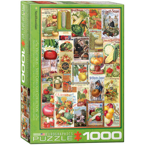Eurographics - Vegetable Seed Catalogue Covers Puzzle 1000pc