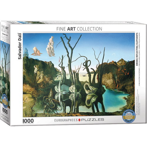 Eurographics - Dali, Swans Reflecting Elephants Puzzle 1000pc
