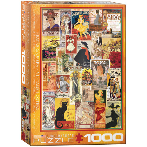 Eurographics - Theatre & Opera Vintage Posters Puzzle 1000pc