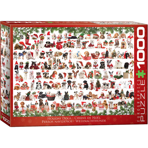 Eurographics - Holiday Dogs Puzzle 1000pc