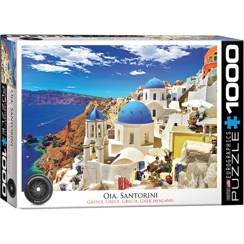 Eurographics - Oia, Santorini Greece Puzzle 1000pc