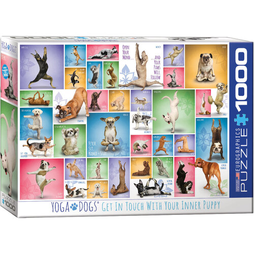 Eurographics - Yoga Dogs Puzzle 1000pc