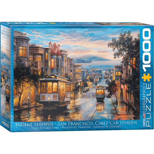 Eurographics - San Francisco Cable Car Puzzle 1000pc