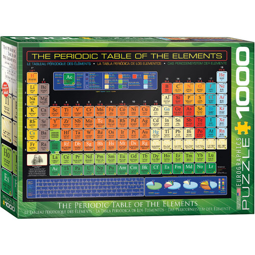Eurographics - The Periodic Table of the Elements Puzzle 1000pc