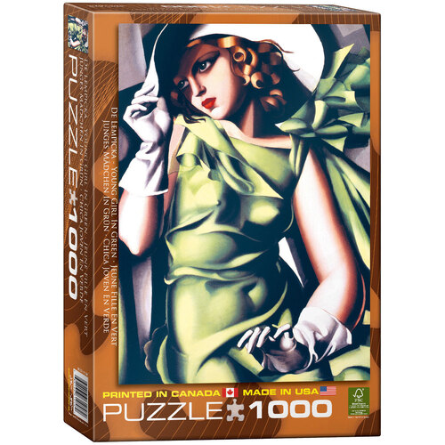 Eurographics - Young Girl in Green Puzzle 1000pc