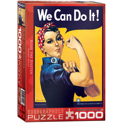 Eurographics - Rosie the Riveter: We Can Do It! Puzzle 1000pc
