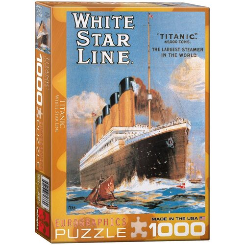 Eurographics - Titanic White Star Line Puzzle 1000pc