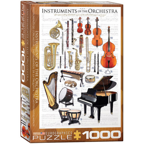 Eurographics - Instruments of the Orchestra Puzzle 1000pc