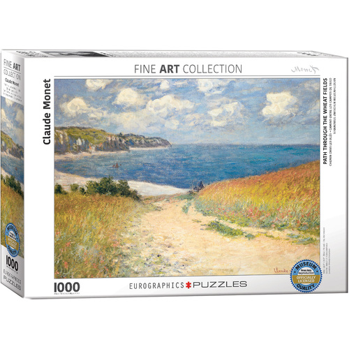 Eurographics - Monet, Path through the Wheat Fields Puzzle 1000pc