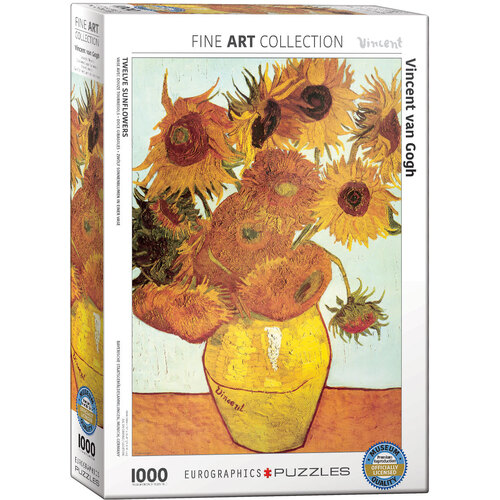 Eurographics - Van Gogh, Twelve Sunflowers Puzzle 1000pc