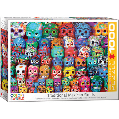 Eurographics -Traditional Mexican Skulls Puzzle 1000pc
