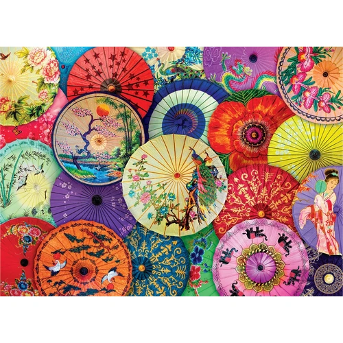 Eurographics -Asian Oil Paper Umbrellas Puzzle 1000pc