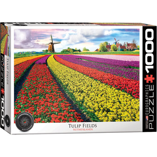 Eurographics - Tulip Fields, Netherlands Puzzle 1000pc