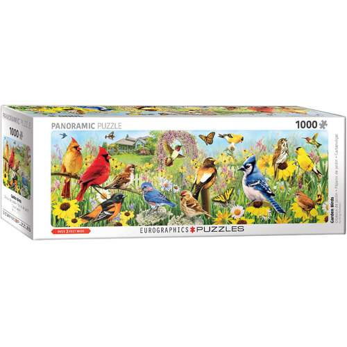 Eurographics - Garden Birds Panorama Puzzle 1000pc