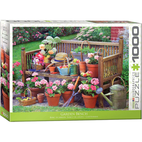 Eurographics -Garden Bench Puzzle 1000pc