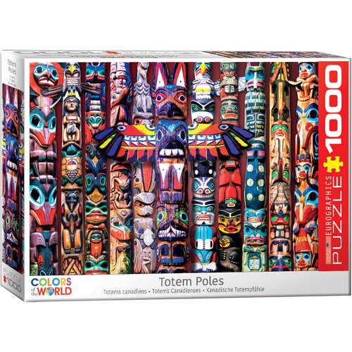 Eurographics -Canadian Totem Poles Puzzle 1000pc