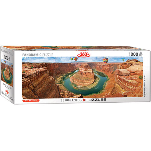 Eurographics - Horseshoe Bend, Arizona Panoramic Puzzle 1000pc