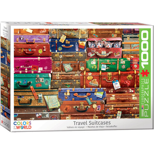 Eurographics - Travel Suitcases Puzzle 1000pc