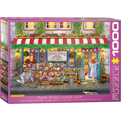 Eurographics - Plush Petals Flower Shop Puzzle 1000pc