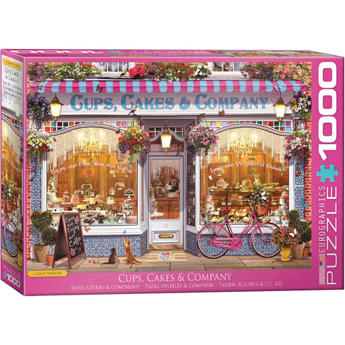 Eurographics - Cups, Cakes & Company Puzzle 1000pc