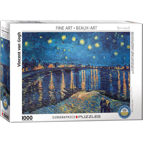 Eurographics - Van Gogh, The Starry Night Over The Rhone Puzzle 1000pc