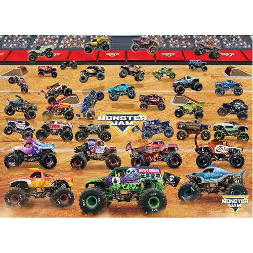 Eurographics - Monster Jam Truck Lineup Puzzle 1000pc