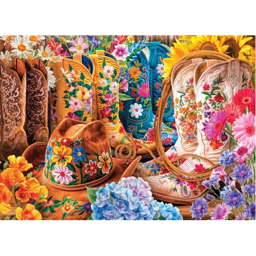 Eurographics - Cowgirl Boots Puzzle 1000pc