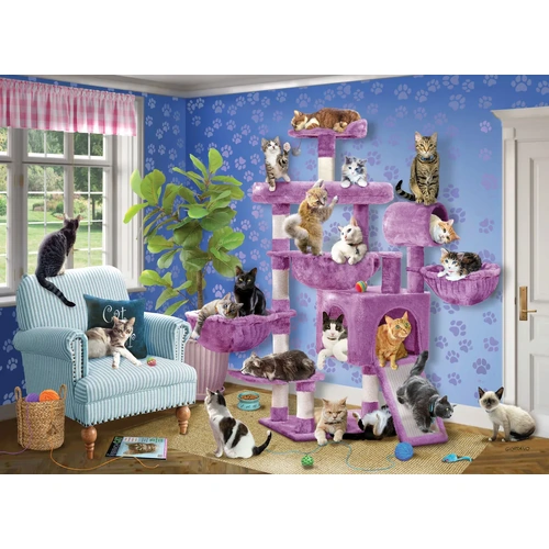 Eurographics - Cat Tree Large Piece Puzzle 300pc