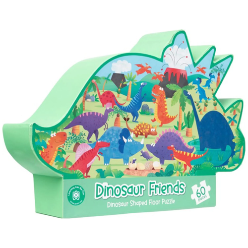 Learning Can Be Fun - Dinosaur Friends Shaped Floor Puzzle 60pc (DAMAGED BOX)