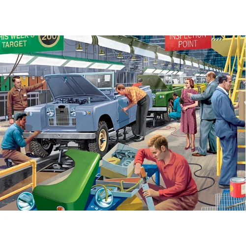 Jumbo - The Car Factory Puzzle 1000pc