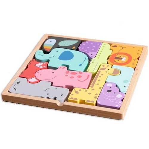 Fat Brain Toys - Animal Block Puzzle