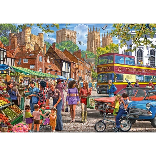 Gibsons - York Market Large Piece Puzzle 250pc