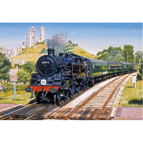Gibsons - Corfe Castle Crossing Puzzle 500pc