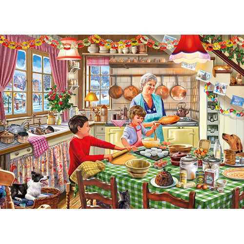 Gibsons - Christmas Treats Large Piece Puzzle 500pc