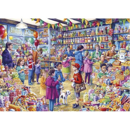 Gibsons - The Old Sweet Shop Large Piece Puzzle 500pc