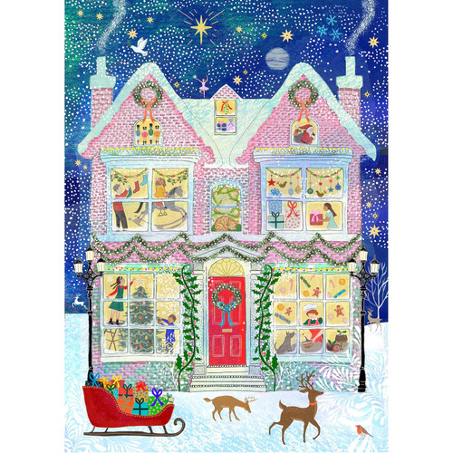 Gibsons - Home For Christmas Gold Foiled Edition Puzzle 500pc