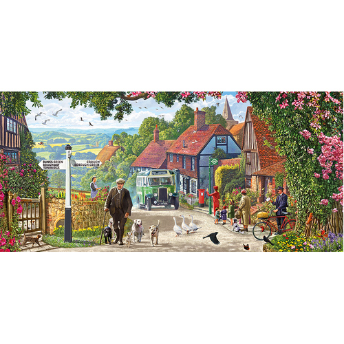 Gibsons - A Morning Stroll Panorama Puzzle 636pc