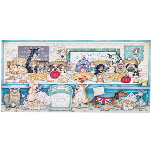 Gibsons - Tail of Two Chippy's Panoramic Puzzle 636pc