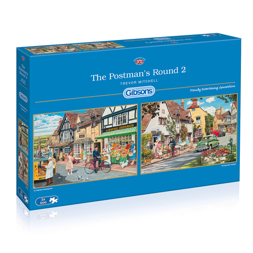 Gibsons - The Postman's Round Puzzle 2 x 500pcs