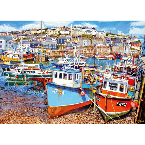 Gibsons - Mevagissey Harbour Puzzle 1000pc