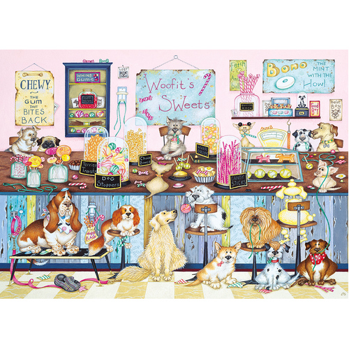 Gibsons - Woofit's Sweet Shop Puzzle 1000pc