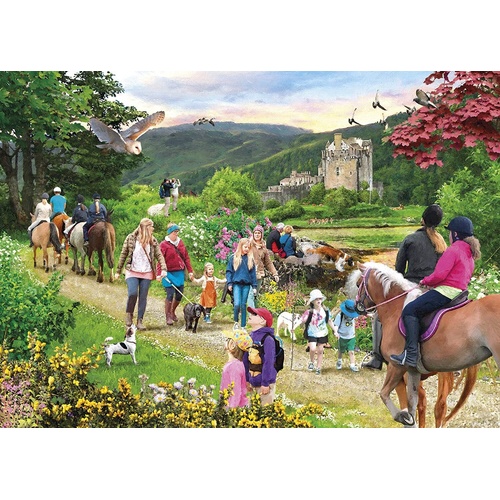 Gibsons - Highland Hike Puzzle 1000pc
