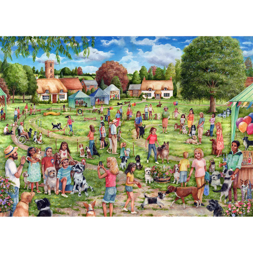 Gibsons - The Village Dog Show Puzzle 1000pc