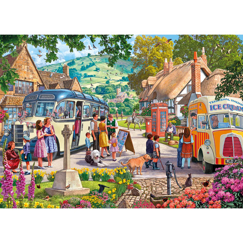 Gibsons - Boarding The Bus Puzzle 1000pc